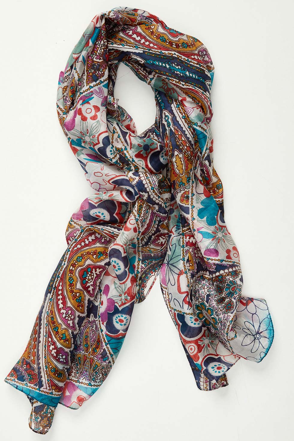 FALZON SILK SCARF