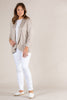 HEDRENA JERSEY CURVED HEM CARDIGAN