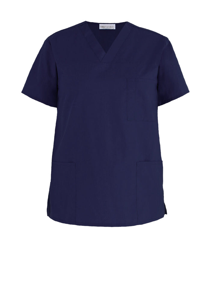 VITAL NEW V NECK SCRUB TOP