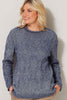 FINLEY CABLE CREW CURL NECK JUMPER