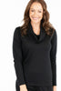 HEDRENA COWL NECK LONG SLEEVE TOP