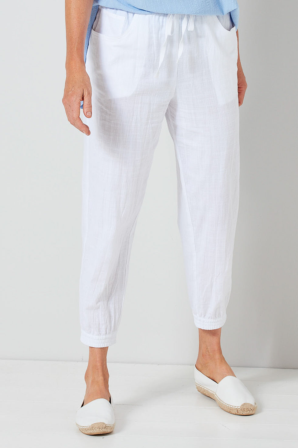 CABLE BEACH ELASTIC HEM JOGGER PANT