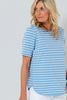 SPEEDY SHORT SLEEVE STRIPE TOP