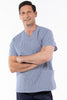 ENERGY CHECK V NECK SCRUB TOP